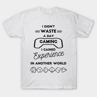 Gaining Experience In Another World T-Shirt